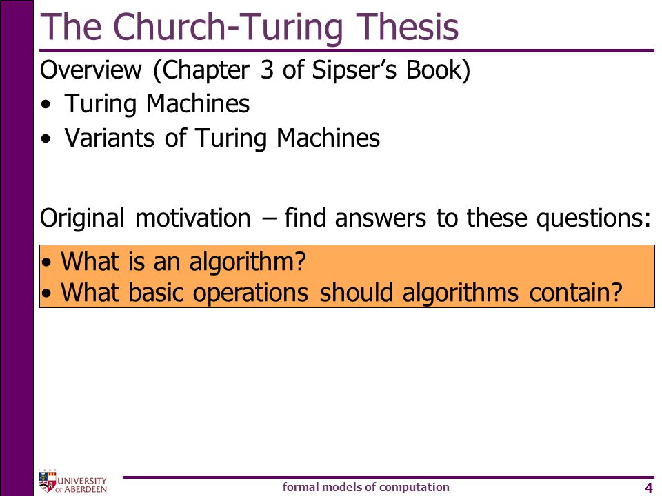 The church-turing thesis history and recent progress